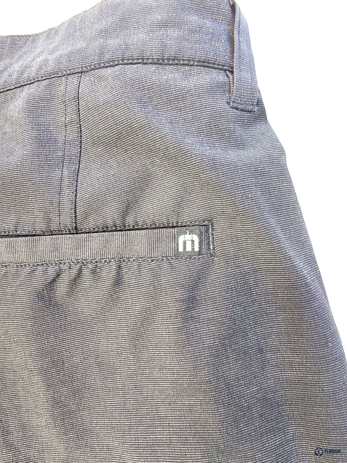 Travis Matthew Men's Black Performance Golf Shorts Flat Front Sz 34