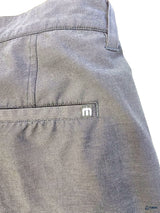 Travis Matthew Men's Black Performance Golf Shorts Flat Front Sz 34