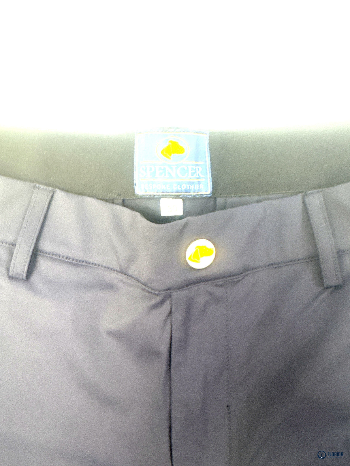 Spencer Bespoke Clothier Men's Golf Shorts Navy Blue Flat Front Sz 30